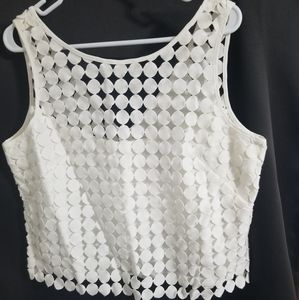 White House Black Market circle cutout